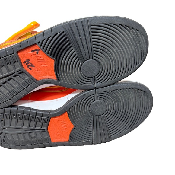 Nike SB Dunk High Men's Sneakers Candy Corn Orange Size 9.5 - Picture 5 of 6